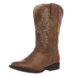 Roper Footwear Big Kid's Luke Tan Square Toe Boot