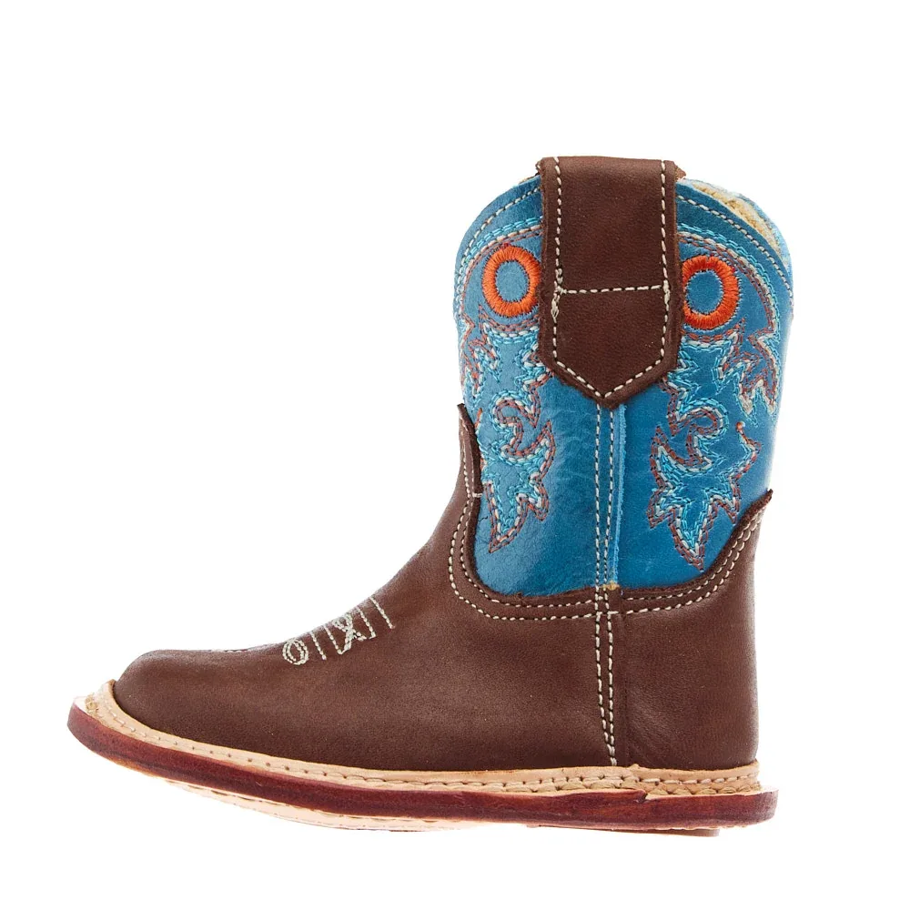 Roper Footwear Infant Kash Square Toe Boot with Blue Shaft - Image 2