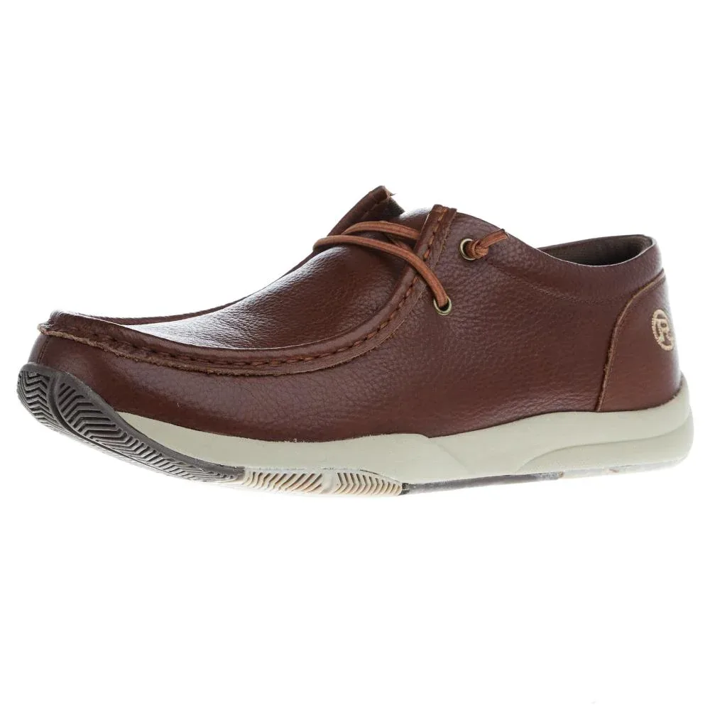 Roper Footwear Men's Brown Clear Cut Leather Casual