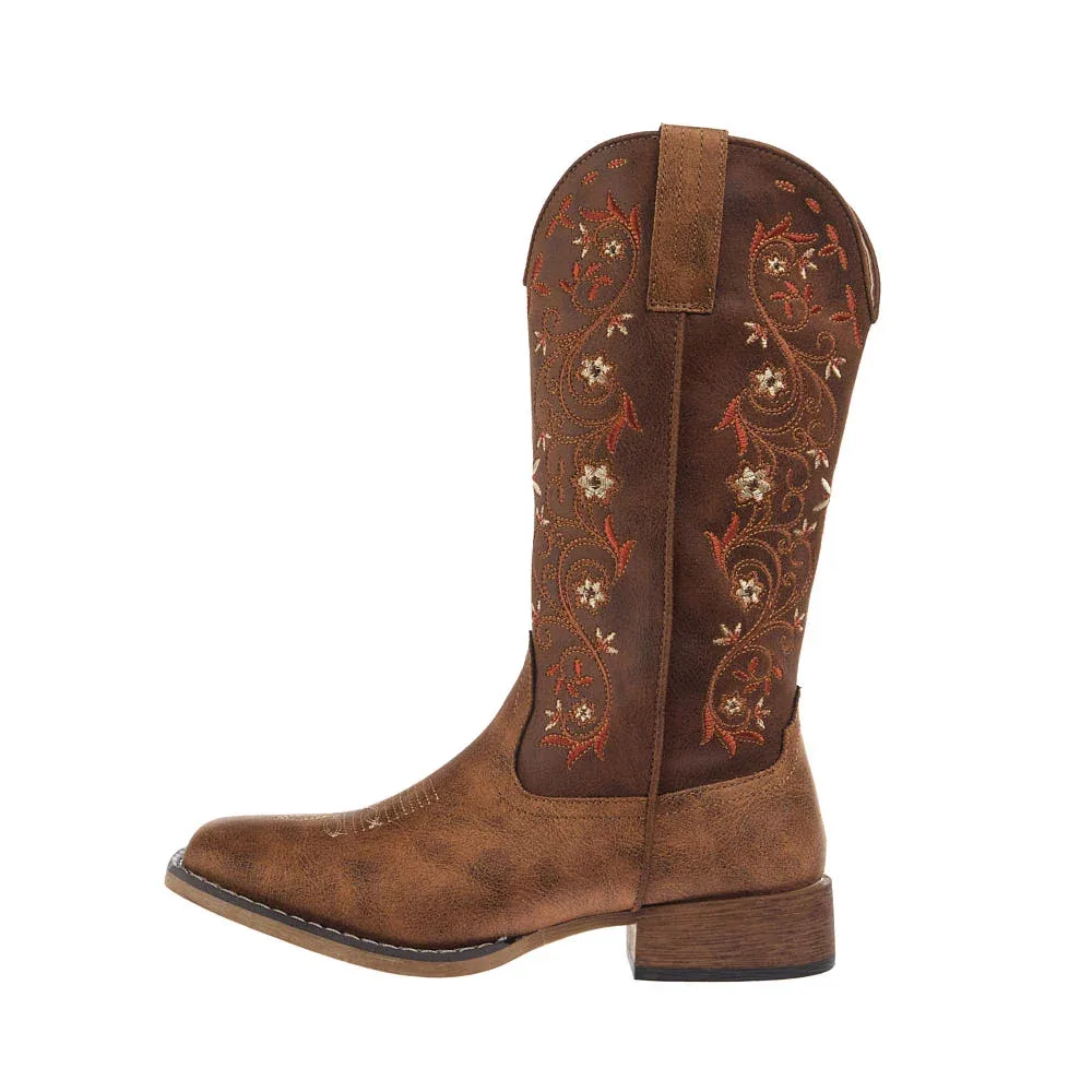 Roper Footwear Women's Bailey Vintage Tan Leather Vamp 11 - Image 2