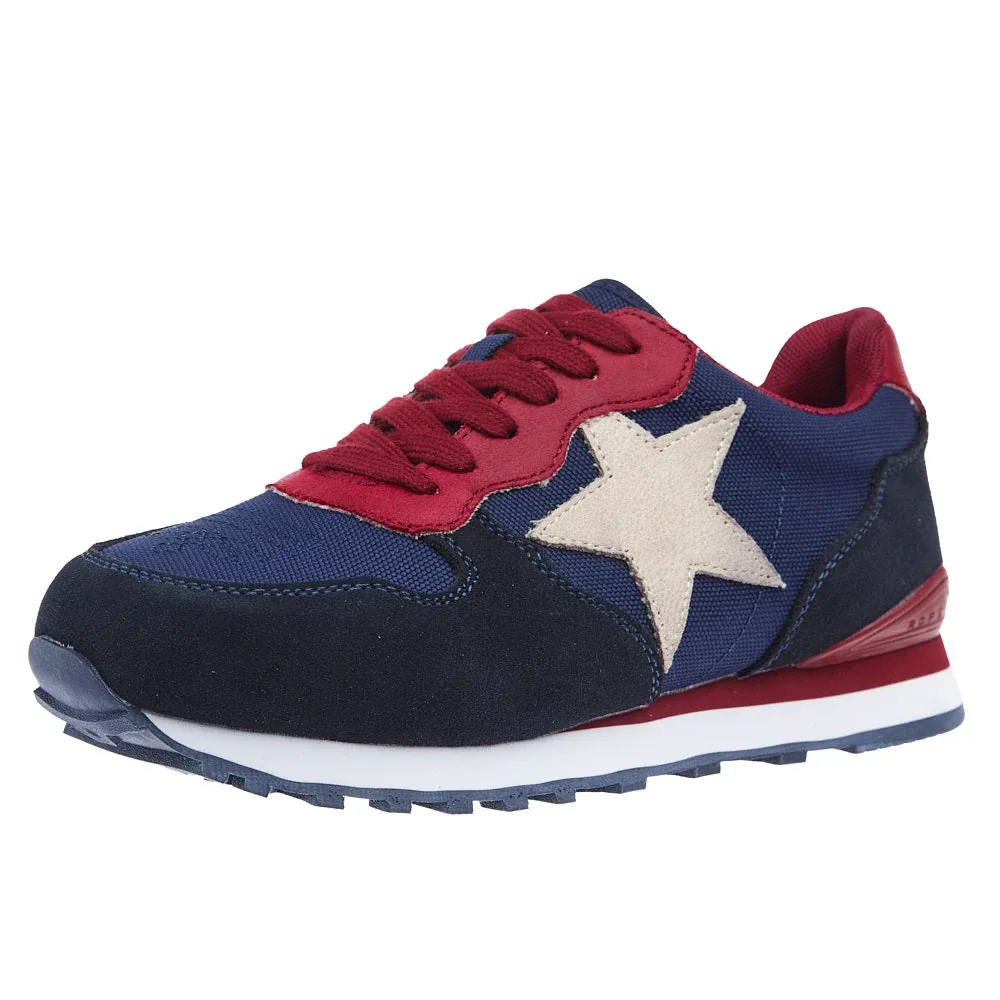 Roper Footwear Women's Navy Suede Giddy Up Star Jogger Shoes