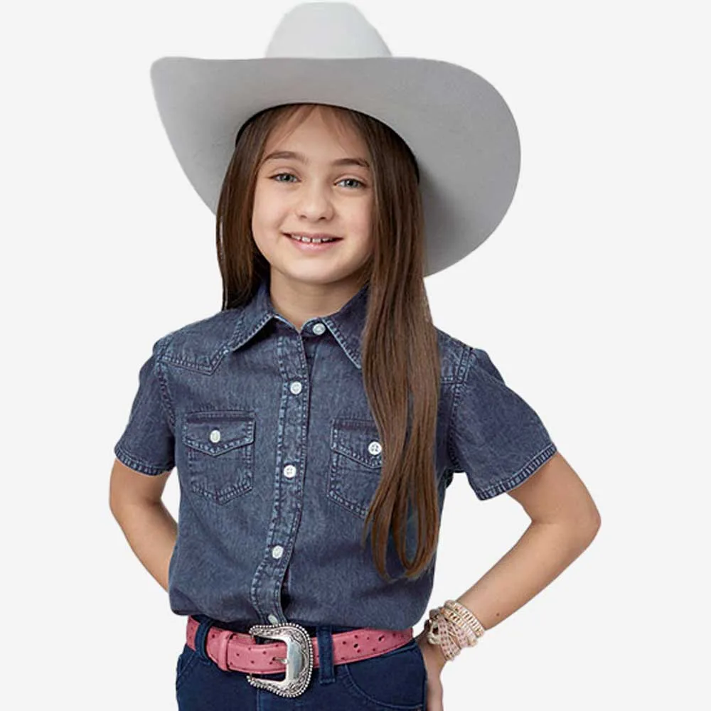 ROPER Girls' Denim Days Top