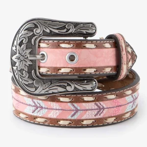 ROPER Girl's Pink Arrows Belt