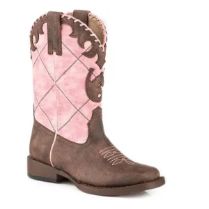 Roper Kids Lacy Square Toe Boots