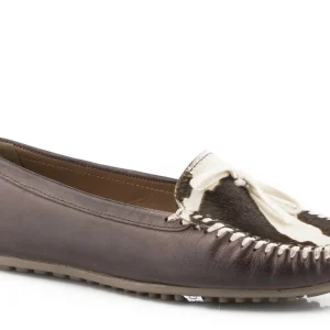 Roper Ladies Cow Hair Driving Mock Casual Shoes