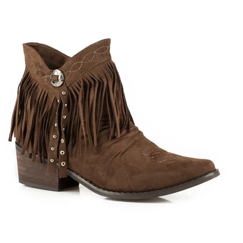 Roper Ladies Fringy Round Toe Boots - Image 2
