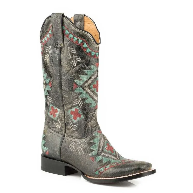 Roper Ladies Mai Square Toe Southest Boots