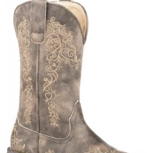 Roper Ladies Riley Scroll Sq Toe Boots