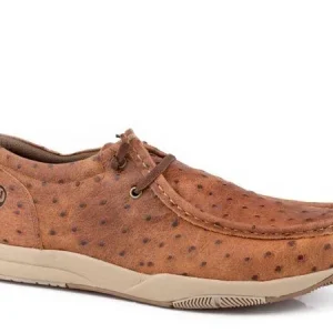 Roper Mens Clearcut Ostrich Shoes