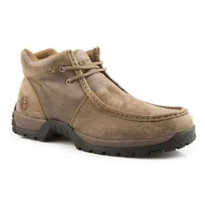 Roper Mens Comfort Lace Up Boots 10 D Brn