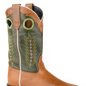 Roper Mens James Square Toe Leather Boots