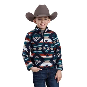 ROPER Youth Boy's Fleece 1/4 Zip Pullover