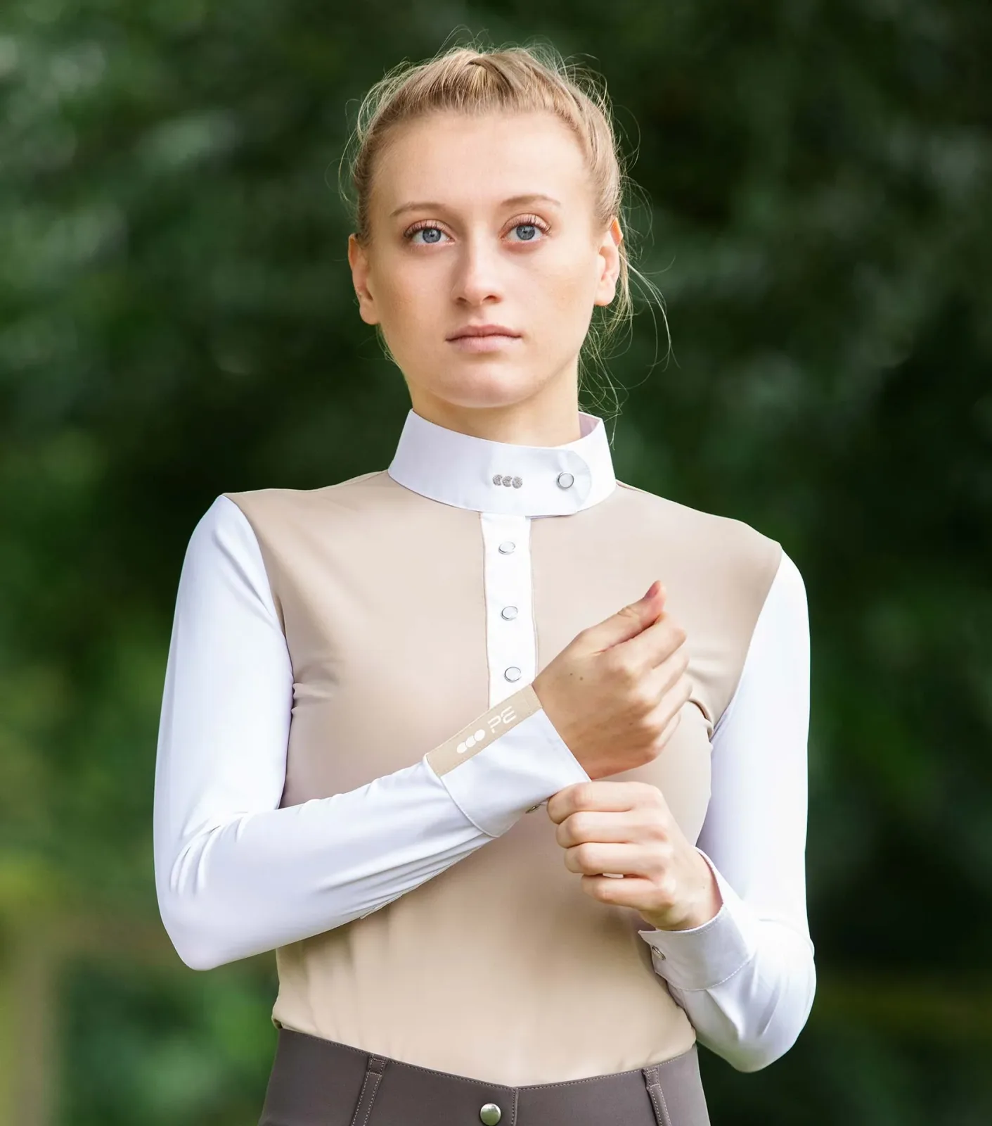 Rossini Lycra Show Shirt Beige - Image 2