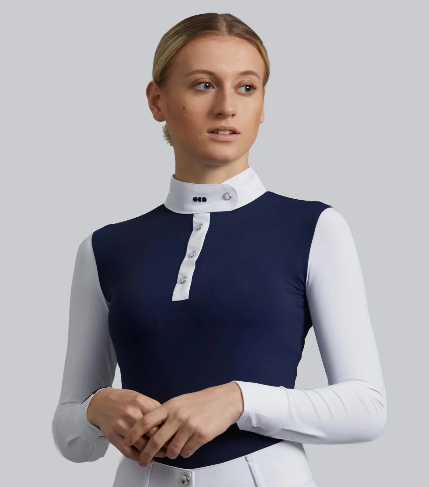 Rossini Lycra Show Shirt Navy