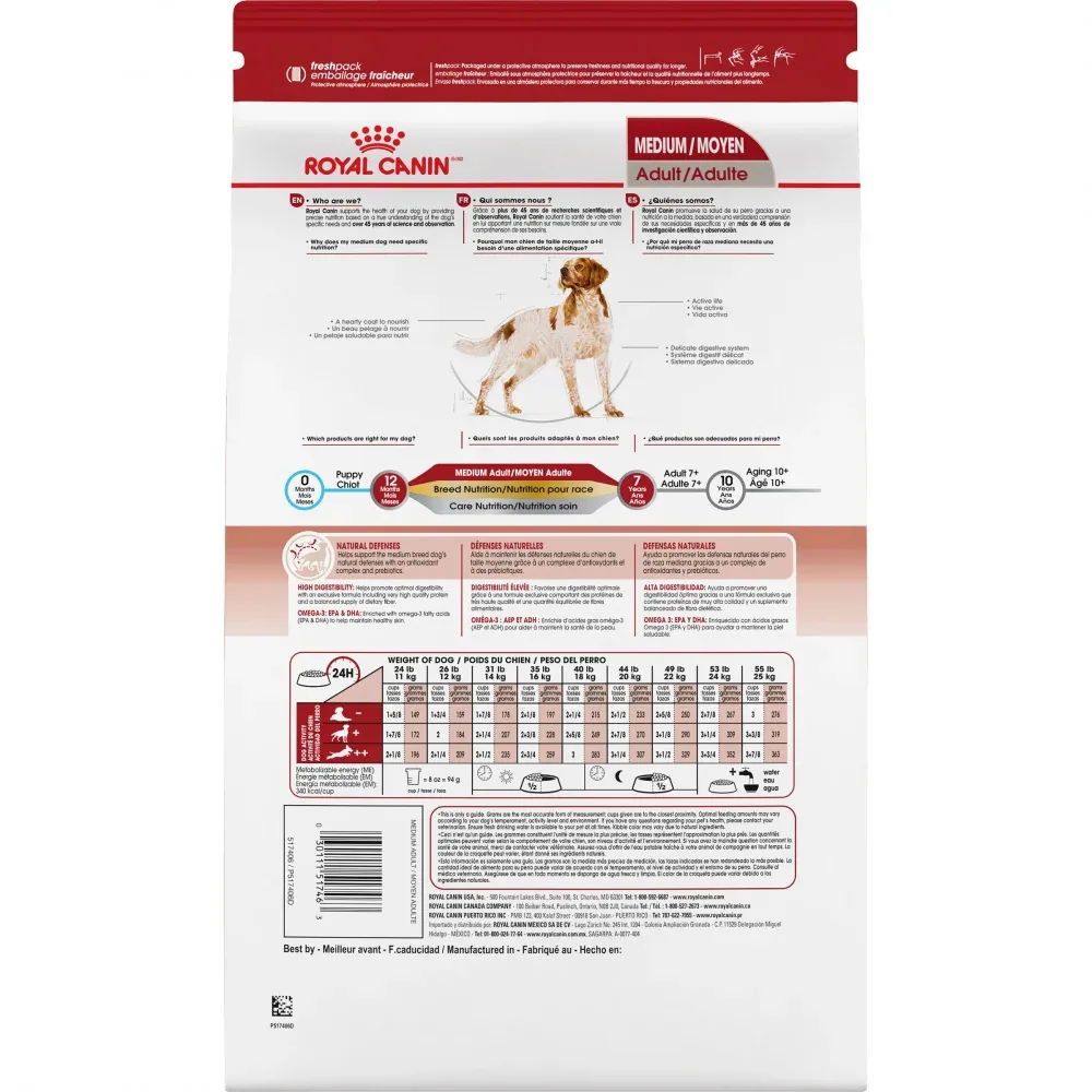 Royal Canin Size Health Nutrition Medium Adult Dry Dog Food - Image 2
