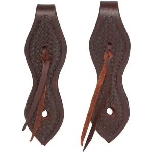 Royal King HLeather Basketweave Slobber Straps