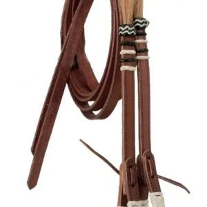 Royal King Rolled Braided Tassel Split Reins