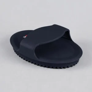 Rubber Curry Comb Navy
