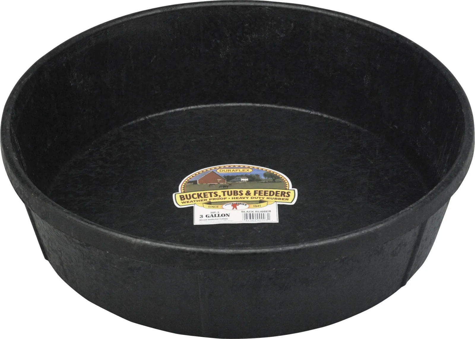 Rubber Pan - 3 Gallon