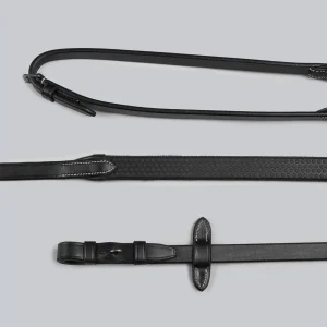 Rubber Reins Black