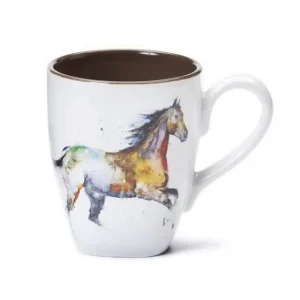 Running Horse Watercolor Mug