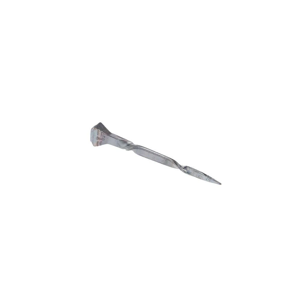 Russell`S Farrier Services Handmade Raw Silver Flat Two Twist Cowboy Toothpick - Image 2