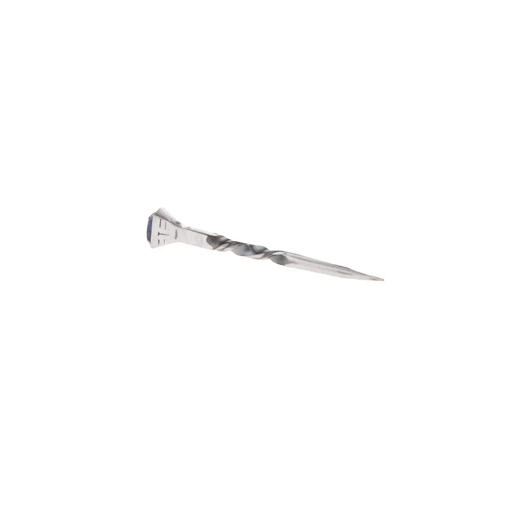 Russell`S Farrier Services Handmade Silver Two Twist Cowboy Toothpick - Image 2