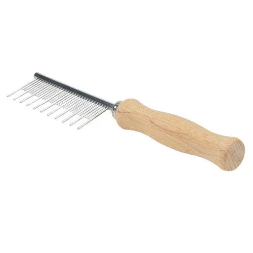 Safari Shedding Comb Wood Long Hair (D) - Image 2