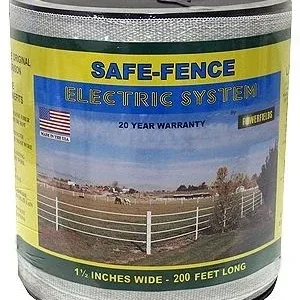 Safe Fence 1 1/2in Wide Poly Tape 200 Ft
