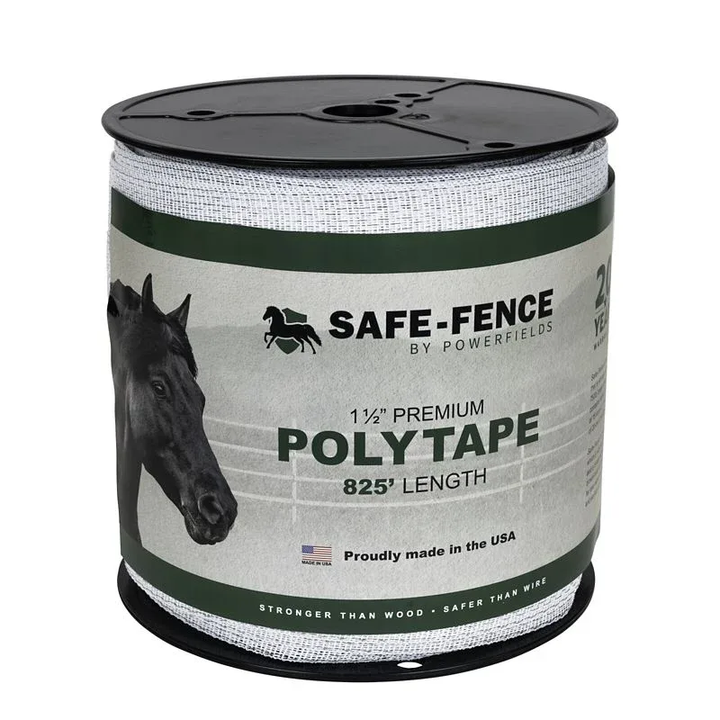 Safe Fence 1 1/2in Wide Poly Tape 825 Ft