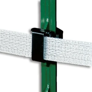 Safe-Fence T Post Polytape Insulator 25 Pk