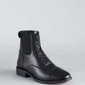 SALE - Acento Synthetic Paddock Boots Black