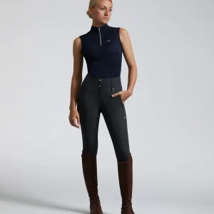 SALE - Carapello Ladies Full Seat Gel Riding Breeches Anthracite