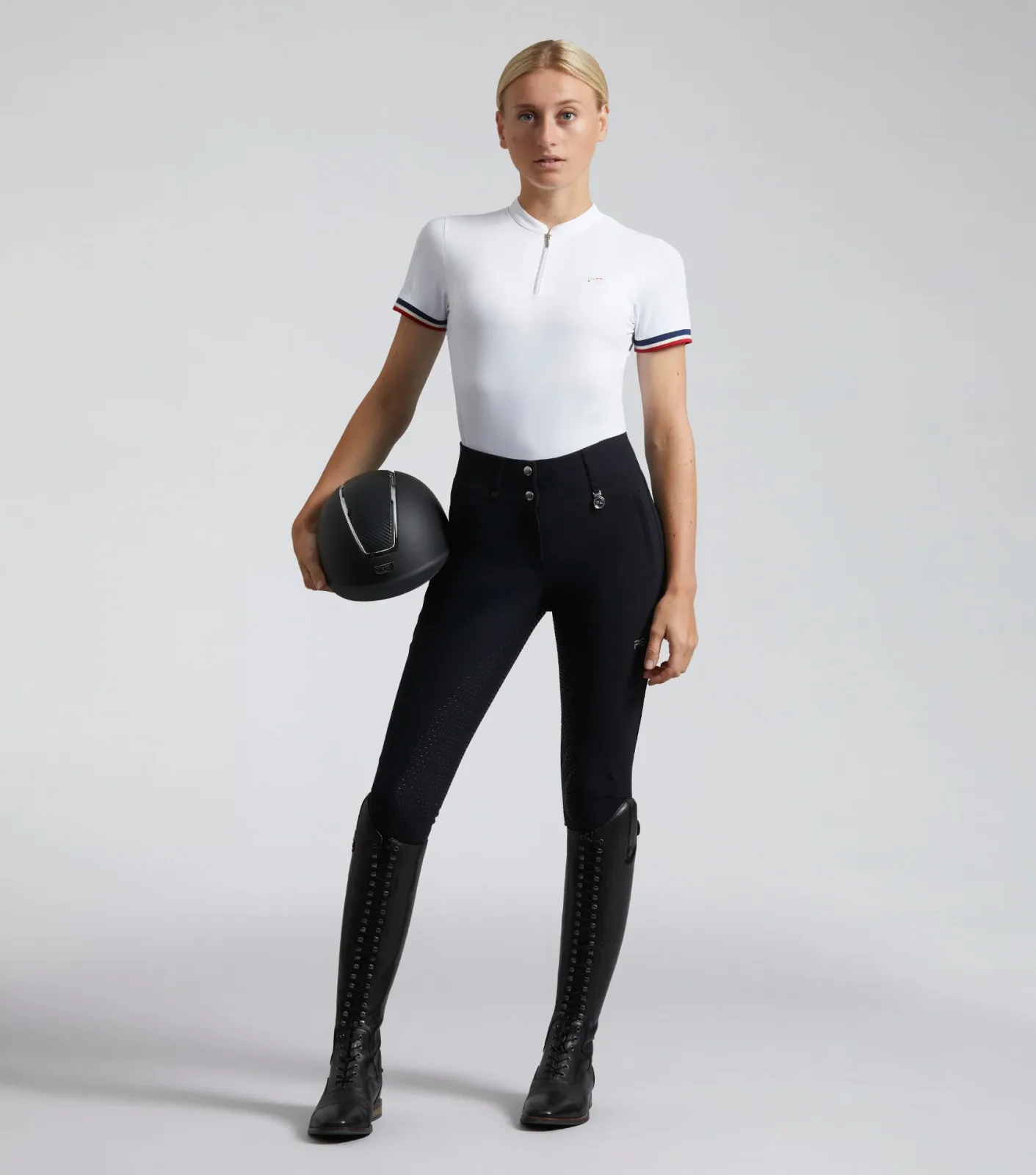 SALE - Carapello Ladies Full Seat Gel Riding Breeches Black