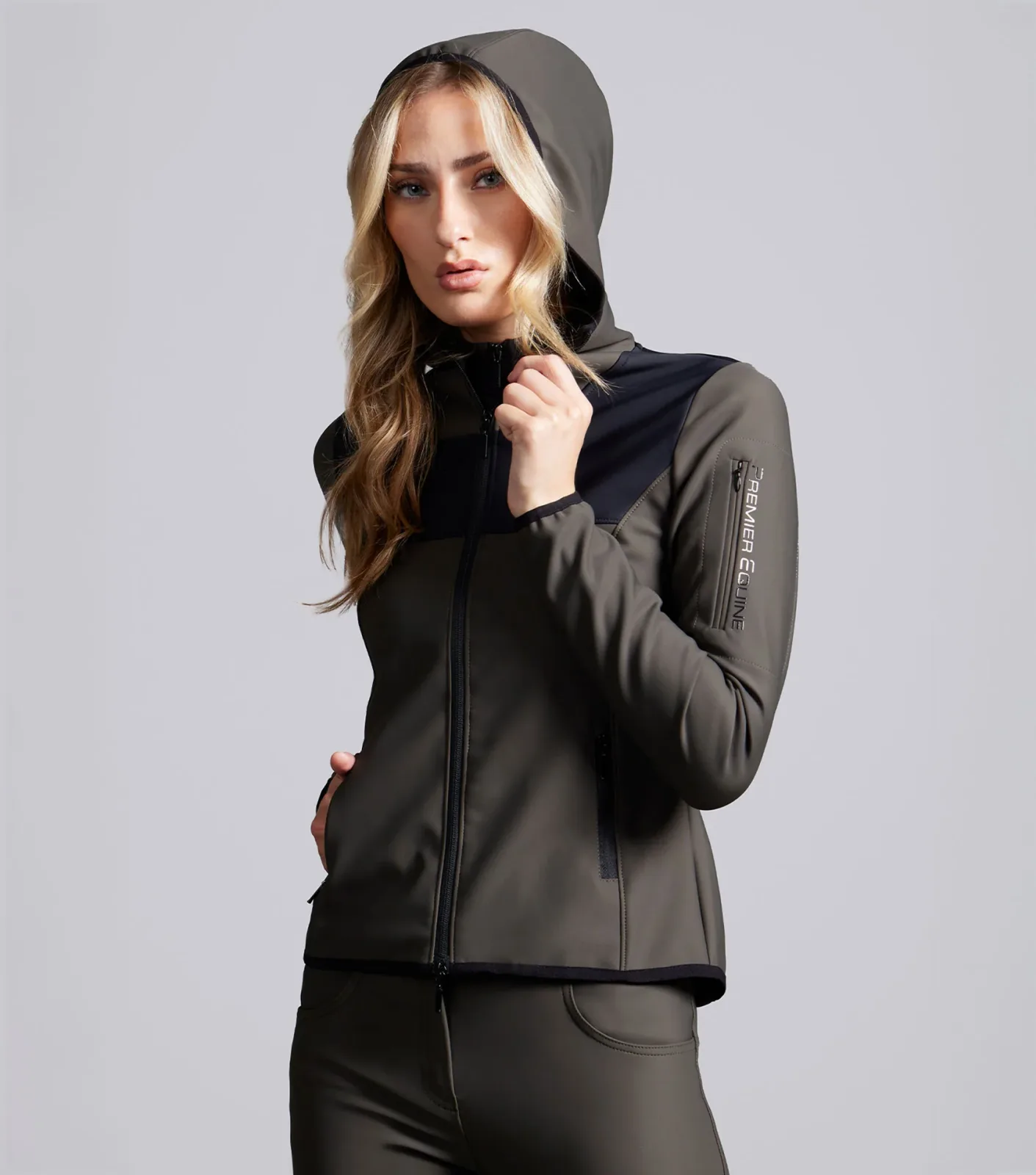 SALE - Elixir Womens Softshell Jacket Mosswood - Image 2