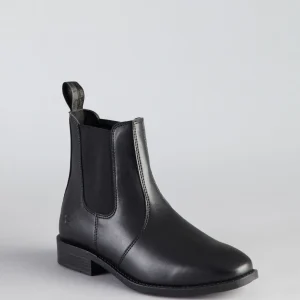 SALE - Rossago Synthetic Chelsea Paddock Boots Black