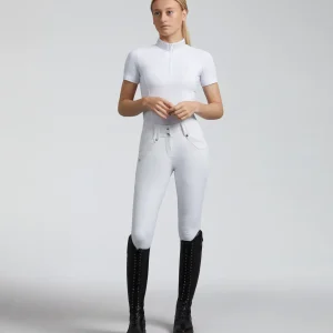 SALE - Torino Ladies Full Seat Gel Competition Riding Breeches White