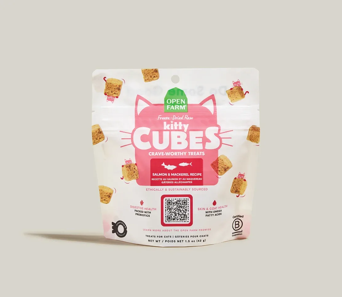 Salmon & Mackerel Kitty Cube Treats - Image 2