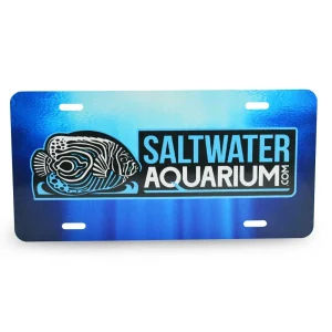 SaltwaterAquarium.com License Plate - SAQ