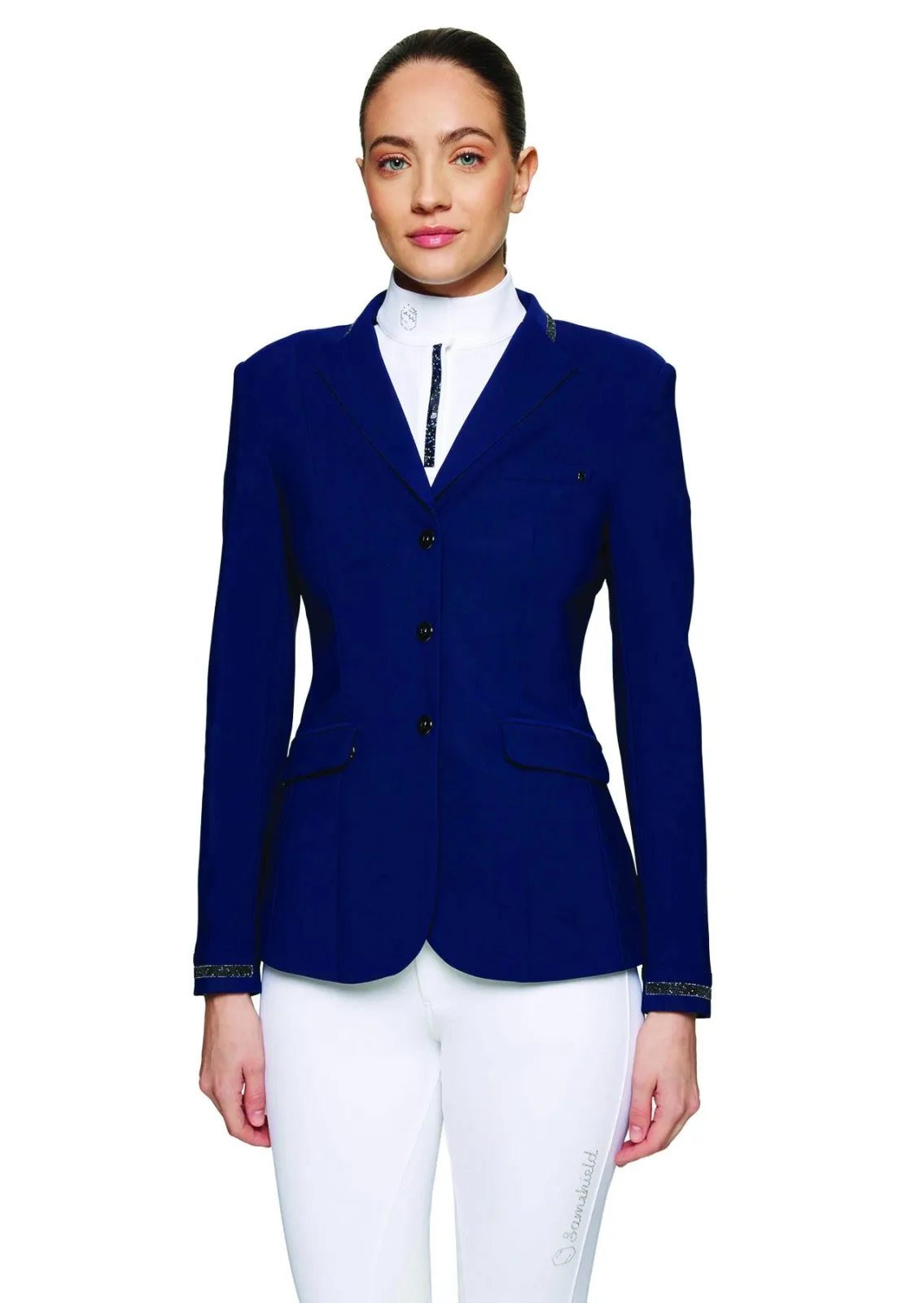 Samshield® Ladies’ Rafaella Crystal Fabric Show Coat - Image 2