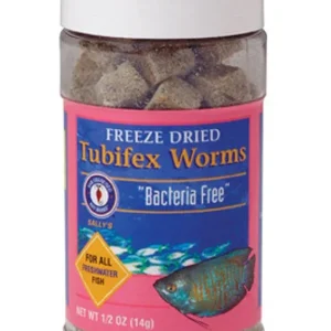 San Francisco Bacteria Free Tubifex Worms Freeze Dried Fish Food 14 g 0.5 oz
