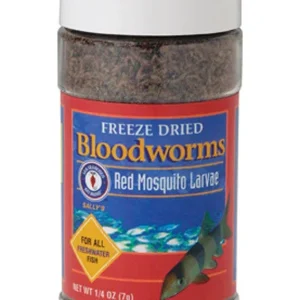 San Francisco Bloodworms Freeze Dried Fish Food 0.25 oz