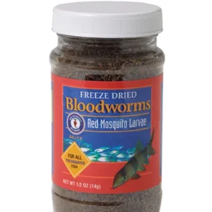San Francisco Bloodworms Freeze Dried Fish Food 0.5 oz
