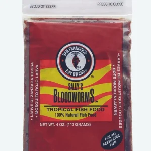 San Francisco Bloodworms Frozen Fish Food 4 oz SD-5