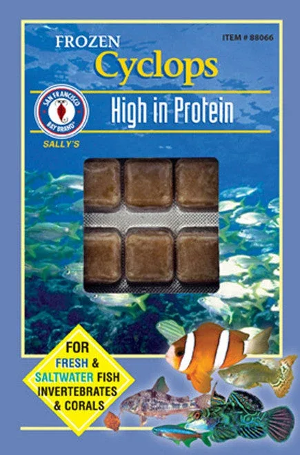 San Francisco Cyclops Frozen Fish Food 3.5 oz SD-5 - Image 2