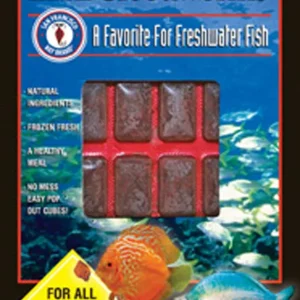 San Francisco Mini-Bloodworms Frozen Fish Food 1.75 oz SD-5