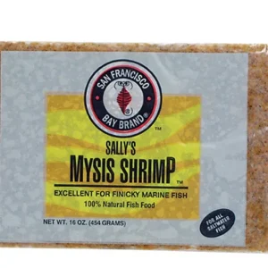 San Francisco Mysis Shrimp Frozen Fish Food 16 oz SD-5