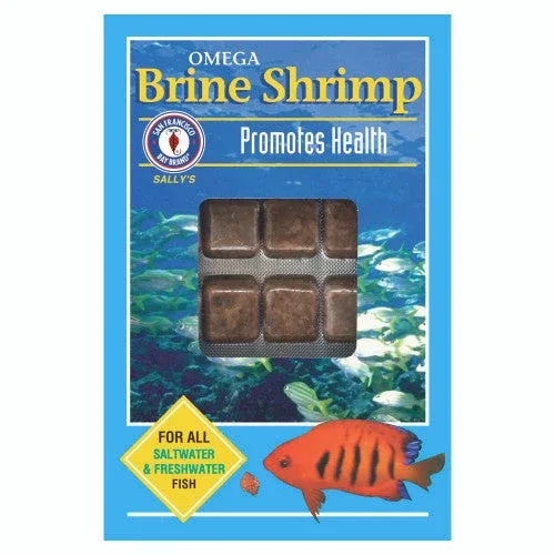 San Francisco Omega-3 Brine Shrimp Frozen Fish Food 3.5 oz SD-5 - Image 2