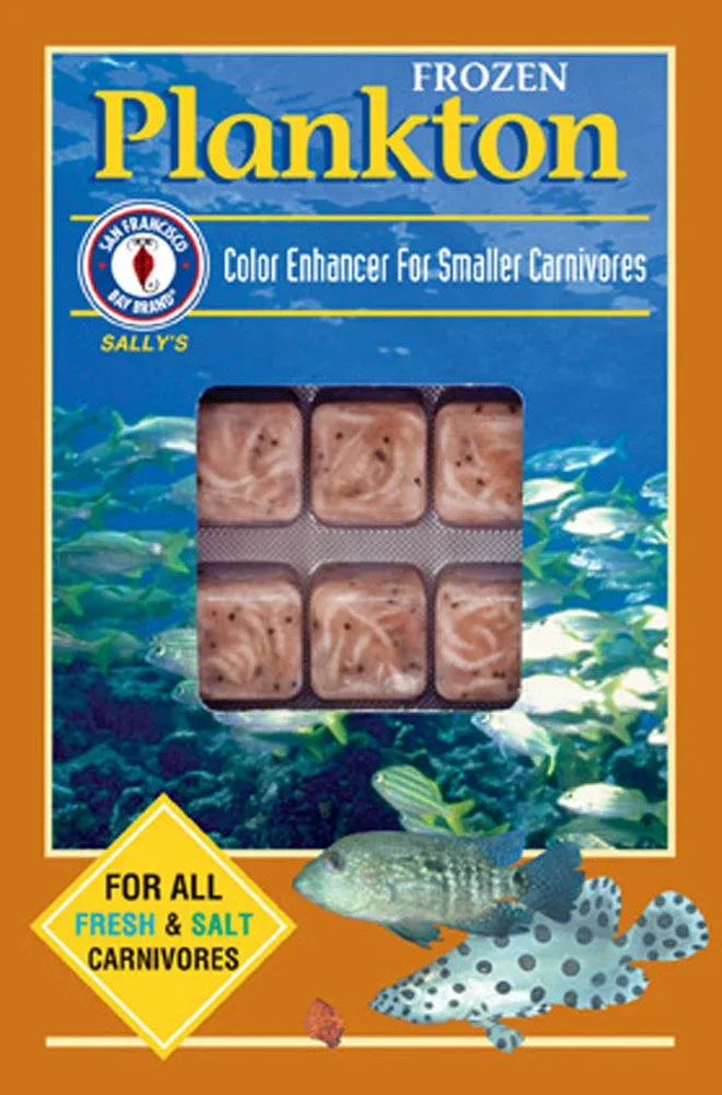 San Francisco Plankton Frozen Fish Food 3.5 oz SD-5