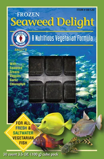 San Francisco Seaweed Delight Frozen Fish Food 3.5 oz SD-5 - Image 2